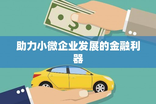 玛家助力小微企业发展的金融利器