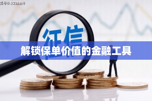 玛家解锁保单价值的金融工具