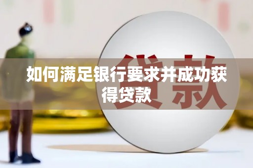 玛家如何满足银行要求并成功获得贷款