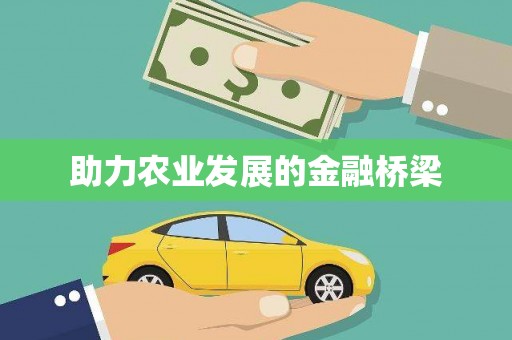 玛家助力农业发展的金融桥梁
