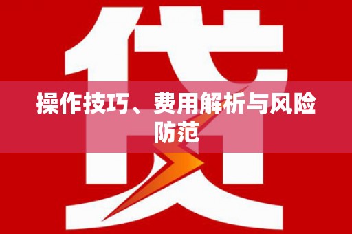 玛家操作技巧、费用解析与风险防范