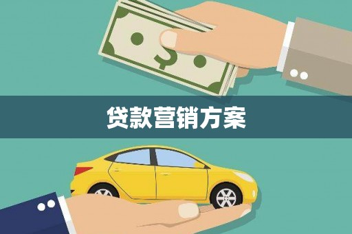 玛家贷款营销方案
